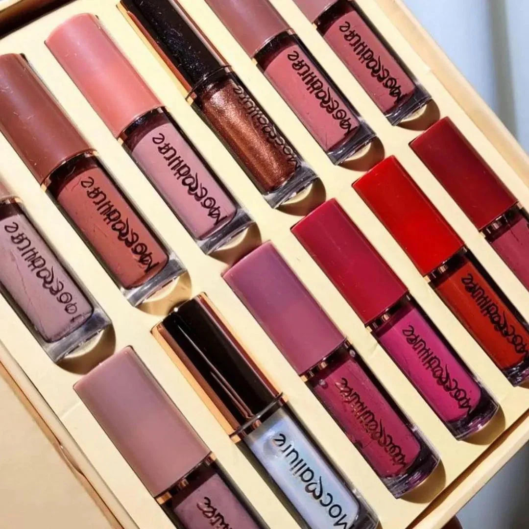 12 pcs Mocallure Lip Gloss