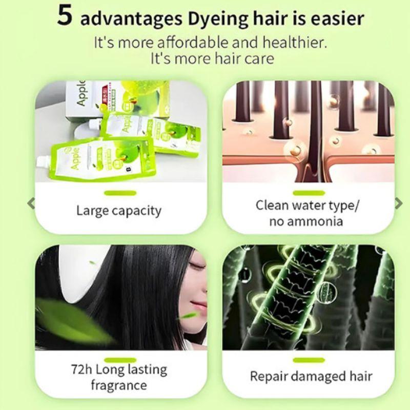 Apple Hair Colour In Pakis - Apple Hair Colour 72 & 96 Dark Brown / Natural Dark Amonia Free